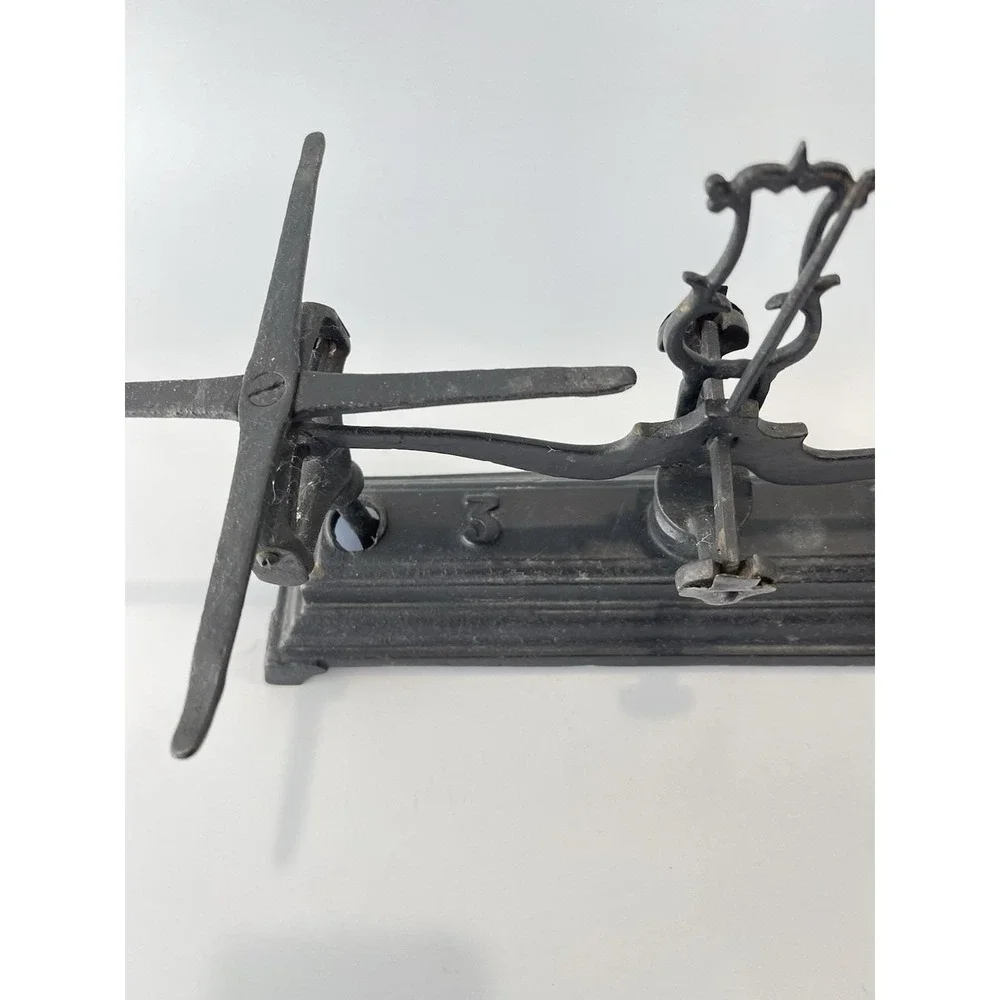 Antique Balance Scale 3‎ Kilo French Made Cast Iron Possibly From Late 1800s